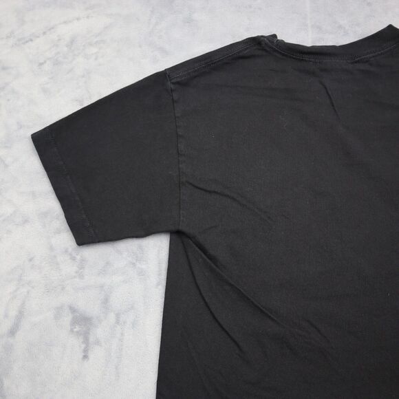 The Hundreds Shirt Womens S Black Cropped Short Sleeve Crew Neck Cotton T Shirt - Picture 12 of 15